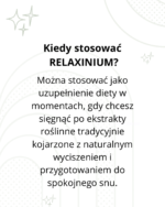 SYGME LAB RELAXINIUM Wyciszenie i Sen 60 kaps. Passiflora Chmiel Melisa - obrazek 3