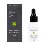 Olejek CBG-CBGA 5% CBD-CBDA 5% Full Spectrum 10ml