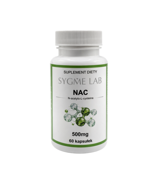 Untitled design(12) SYGME LAB NAC N-acetylo-L-cysteina 60 kaps. - obrazek 1